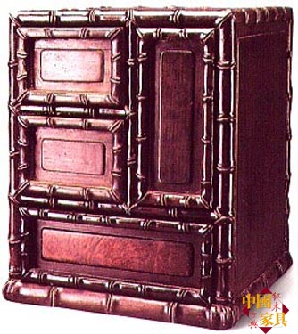 红木竹节文具箱